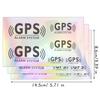 6pcs/set Reflective Laser GPS Alarm System Car Stickers Waterproof DIY Car Window Side Rear Windshield Decorative Vinyl Stickers