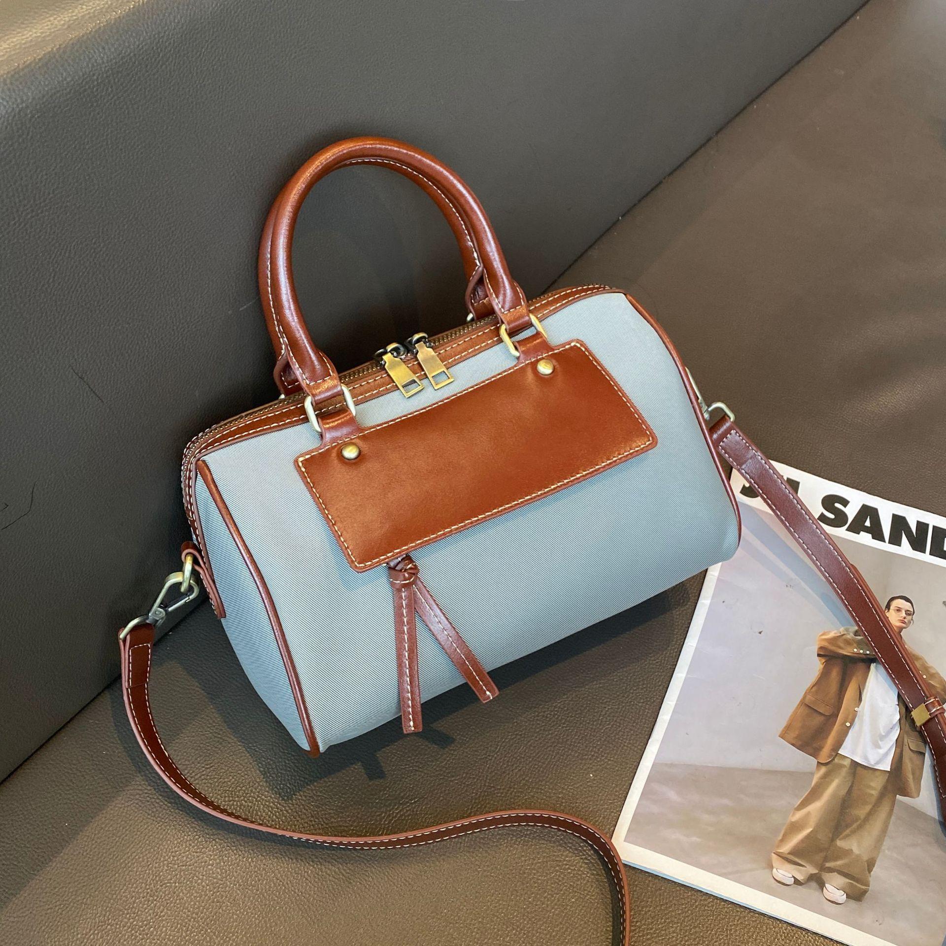 Женская сумка на плечо, Большая вместимость, Стильная, Простая и универсальная сумка для покупок, Большая вместимость, Сумка для мамы, Долговечность