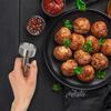 1PC Meatball Scoop Maker Tools Stainless Steel Professional Falafel Maker Scoop Nonsticky Falafel Mold Kitchen Gadgets Tools
