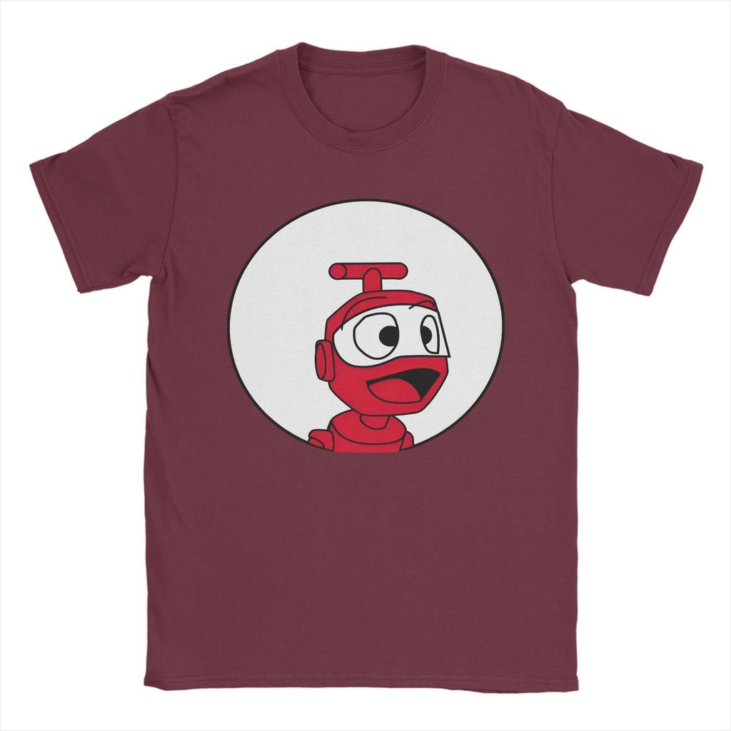 Nono The Little Robot 100 Cotton T Shirt For Men Summer  Vintage T-Shirts Round Neck Hip Hop Tee Shirt Oversize Design Clothing