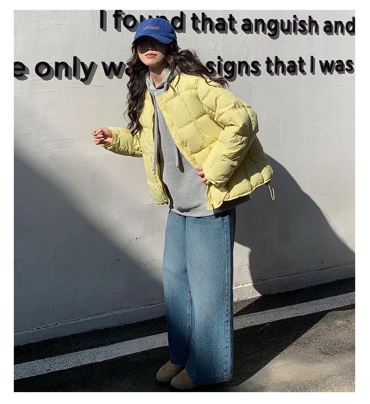 Women's Cozy Winter Round Neck Cotton Jacket