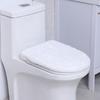 Thickened Toilet Seat Cover Solid Color Toilet Dust Cover Toilet Lid Cover  Bathroom Decorative