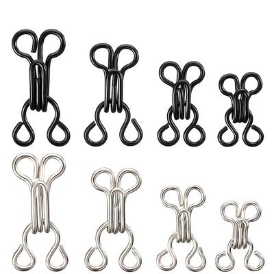 Garment Accessories Zinc Zinc Alloy DIY Jacket Hooks Replacement Craft Buckle Bra Buckle Sewing Hook and Eye