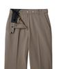 MUSINSA STANDARD WOMAN Women'S Heavyweight Fleece-Lined Slim Straight Hidden Elastic Waist Slacks [Dusty Beige]
