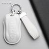 Leather Car Key Case Cover Shell For Geely Azkarra Tugella Fy11   Atlas Pro New Emgrand Gs X6 Suv Ec7 Protected Fob Bag