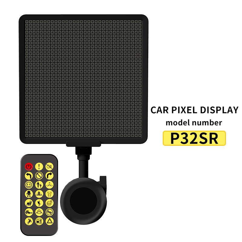 

P32SR Pixel Display Screen Smartphone App Control 32x32 Pixel LED Car Sign LED Screen Type A