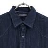 Unused TOMMY HILFIGER Long Sleeve Denim Western Shirt S Tagged Men's Used