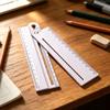 Angle Measurement Folding Geometric Ruler 30cm Circular Drawing Ruler  Mathematical Measuring