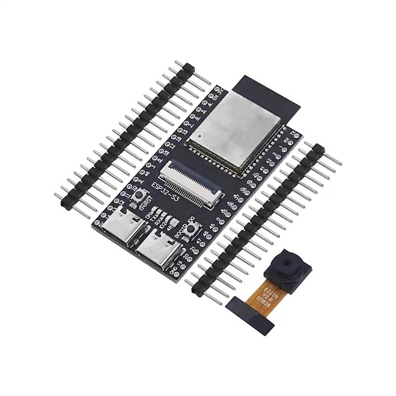 Esp32-S3 Cam Development Board Wifi Bluetooth Module Onboard Esp32-S3 N16R8 Ov2640 Ov5640 Ov3660 Camera Dual Type-C Interface