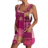 Women's Summer Fashion Floral Print Jumpsuit Casual Romper Shorts