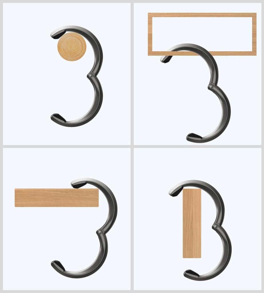 enGMOLPHY Bag Hanger, Portable Daypack Desk Hook, Alloy Material, for Office, Outings, Business Trips, Travel, Portable Table Business Backpack Holder