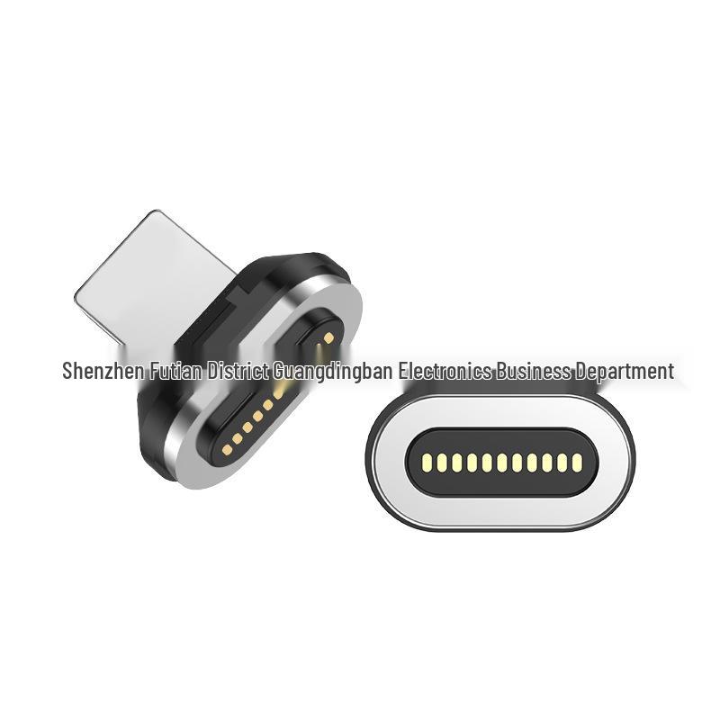 Grenzüberschreitendes magnetisches 3-in-1 PD-Schnellladekabel für Apple, Android & Typ-C-Geräte
