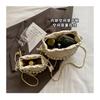 IELGY Summer Diamond Embroidered Bucket Bag All-Match Chain Crossbody Bag