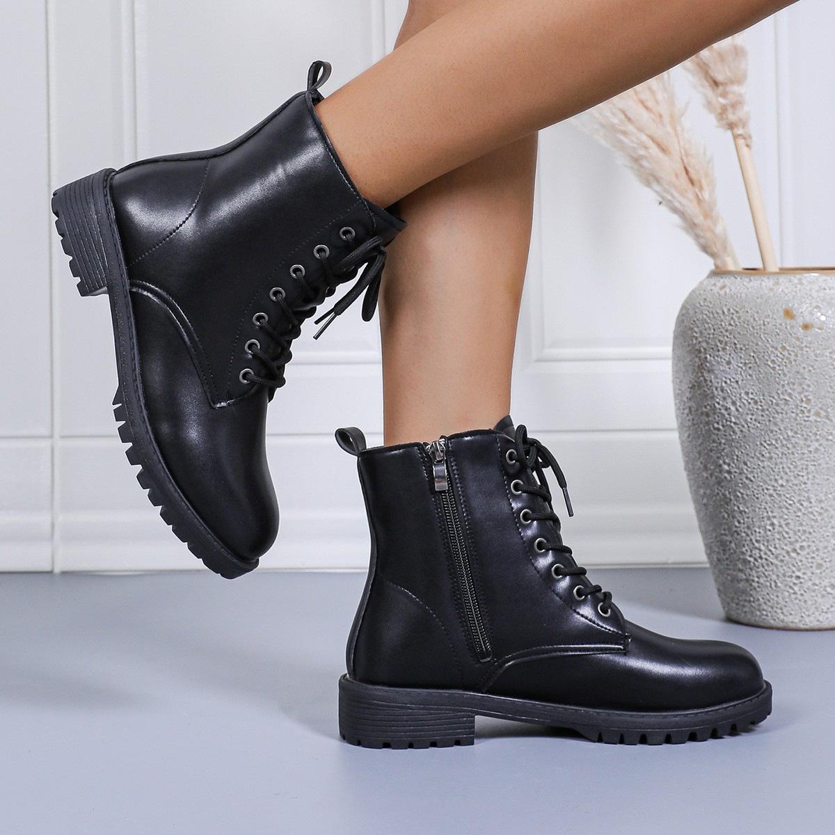 

Ботинки Martin женские британский стиль 2024 новые осенне-зимние универсальные короткие ботинки на платформе в стиле ретро ins tide 42