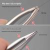 Men's Stainless Steel Precision Beard & Eyebrow Tweezers