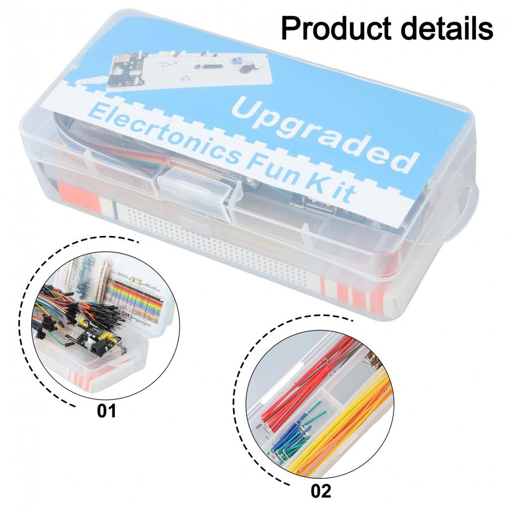 Kit Component With Box 830 Breadboard Cable Resistor