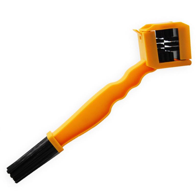 Bike Chain Brush Cycling Bicycle Wheel Scrubber Cleaning Care Tool For Chains Plates Flywheels