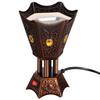 Elektrischer Räucherstäbchenhalter Kompakt Leicht Vintage Stil Metall Weihrauchgefäß für Zuhause Aromatherapie Dekoratives Mittelstück US-Stecker