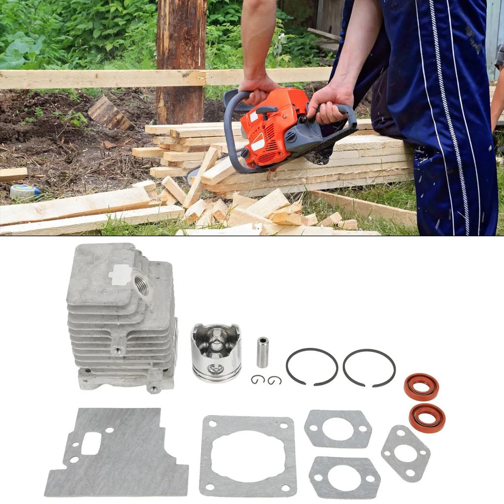 Cylinder Piston Rings Pin Rebuild Kit For Stihl Trimmer FS85 FS85R FS85T FS85RX Grass Cutter Garden Pruning Part Replacement