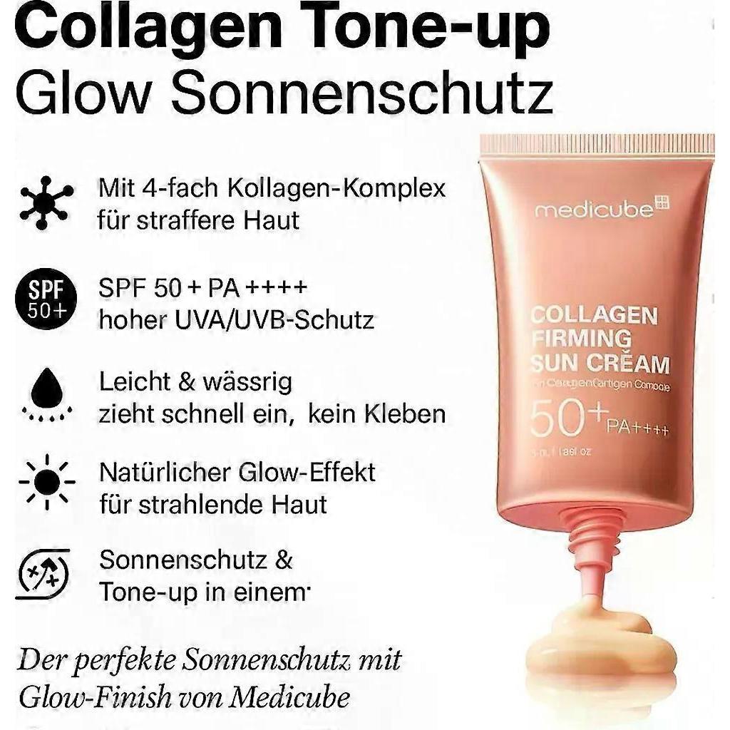 medicube Collagen Firming Sun Cream SPF50+ PA++++ 50 ml Hybrid Sonnencreme mit