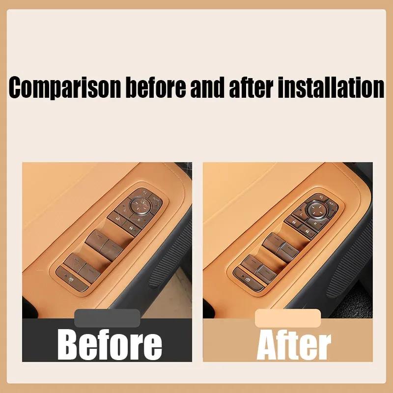 Car Door Button Panel Decorative Patch Car Interior Modification Product Decorative Parts For Lexus ES 350h 350e 500e 2026 2027