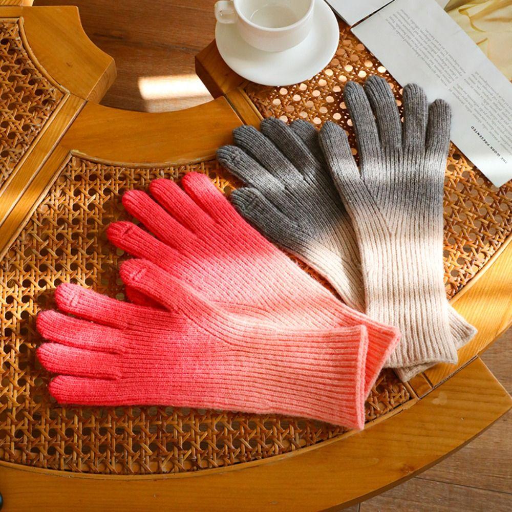 

Casual Style Winter Warm Gloves Open Finger Gloves Autumn and Winter Style 5