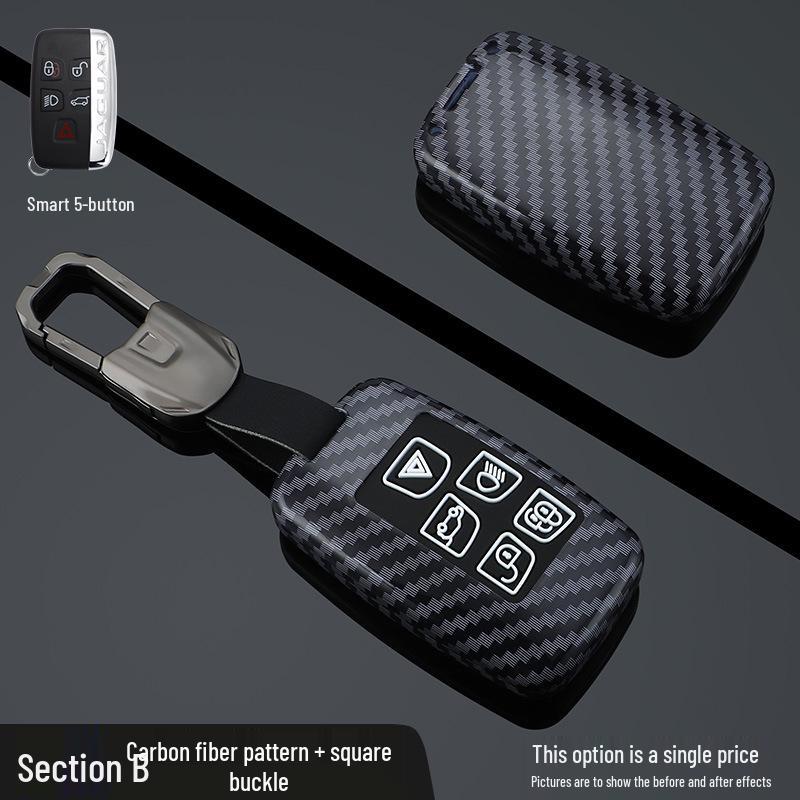 Key Covers Compatible with Land Rover Discovery Sport, Range Rover Evoque, Velar, Freelander, Defender, and Jaguar.