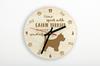 Cairn Terrier - Clock with Dog, Wooden Clock with Engraving, Personalised Clock by Art-Dog