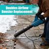 Leaf Blower Attachment Doubles Airflow Booster Replacement Leaf Blower Air Booster for Snow Debris All Weather Backyard Garden