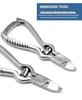 Eagle Mouth Gourd Pliers: Large & Small Stainless Steel Manicure Tool Set - Nail Clippers, Scissors, Cuticle Nippers