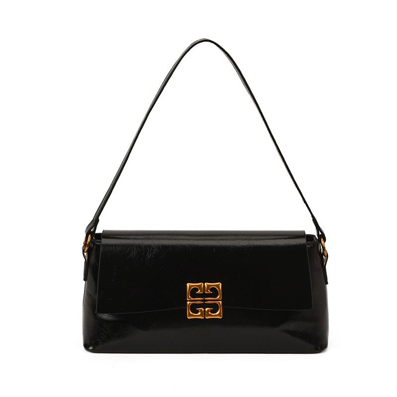 

Роскошная женская ретро-сумка кроссбоди - Большая вместимость, Модный плечевой дизайн чёрный