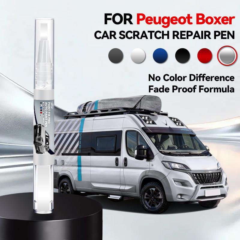 Für Peugeot Boxer Lackreparaturstift Ausbesserungsstift Kratzerentferner DIY Autozubehör Schwarz Weiß Rot Blau Grau Braun