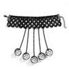 Gothic Style Exaggerated Personality One-Piece Finger Chain Women'S Retro Hollow Tassel Nail Back Chain