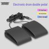 Electronic Drum Stomper Double Pedal with 3.5 Interface for Bass and Hand Roll Pads
