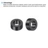 PATIKIL M6 Aluminum Spacers Set of 6 Aluminum 6.2mm ID x 12mm OD x