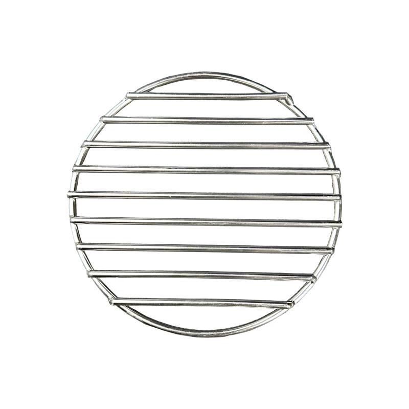 304 Stainless Steel Round BBQ Grill Grate with Handle, 38cm Diameter