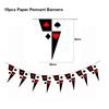 Casino Party Supplies for Men/Adults Poker Paper Plates Cups Napkins Straws for Poker Night Las Vegas Party Decorations