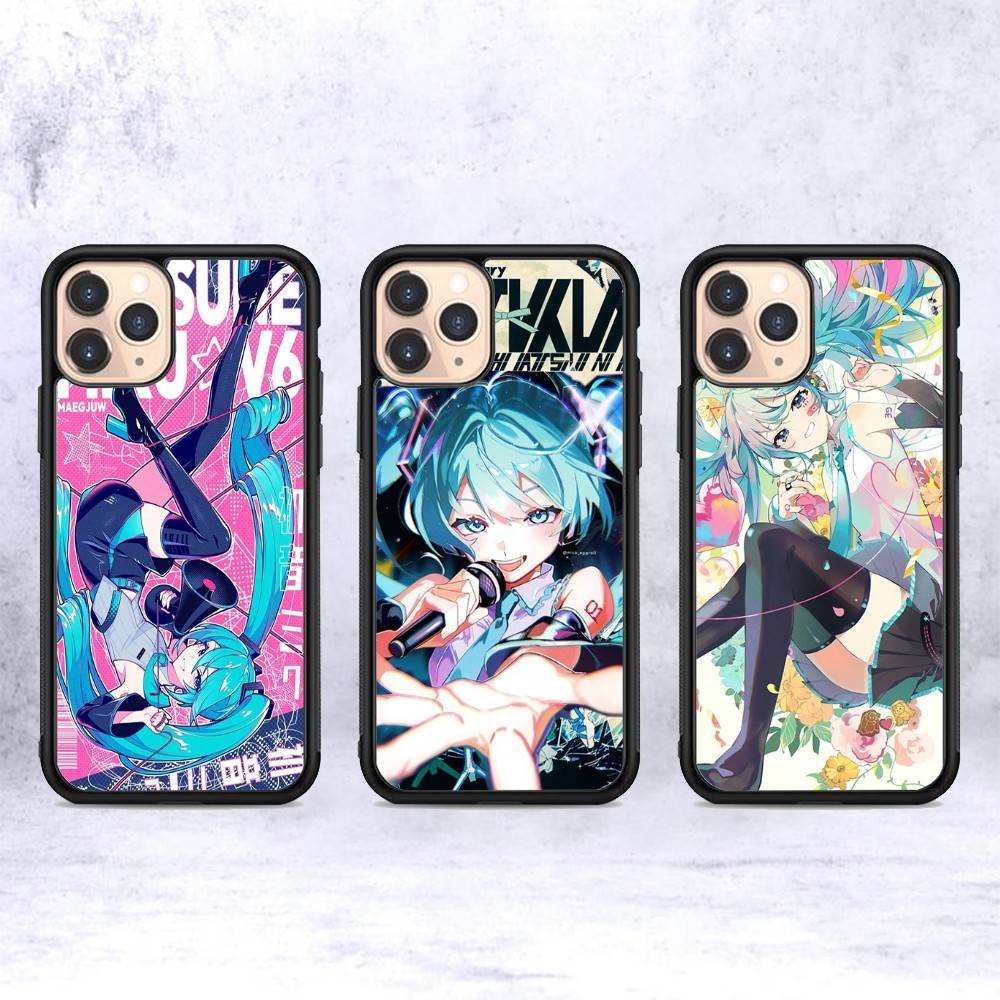 Popular Singer M-MikuS Cute Phone Case Wireless Charging PC+TPU For iPhone 11 12 13 14 15 16 17 Pro Max Plus Case