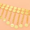 Fashionable Sturdy Alloy Double Strand Coin Tassels Dance Chain Decoration for Enhancing Dance Moves and Styles