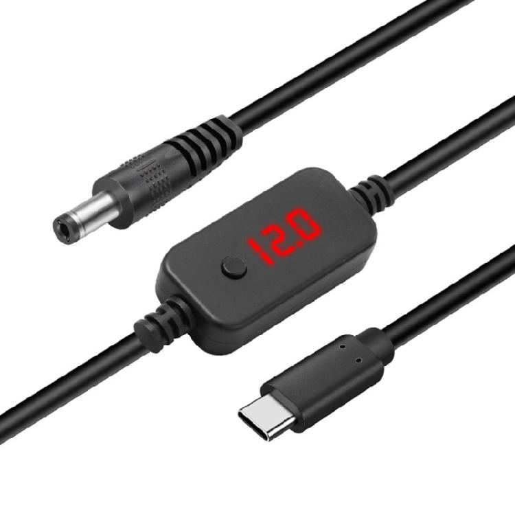 

Versatiled Type C PD60W To DC5525 Adapter Cable Offering 5V 9V 12V 15V 20V Adjustable Power Supply 1