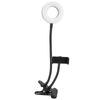 USB Fill Light LED Ring Light 10 Gears Dimming with Clip for Live Photography Reading Embroidery