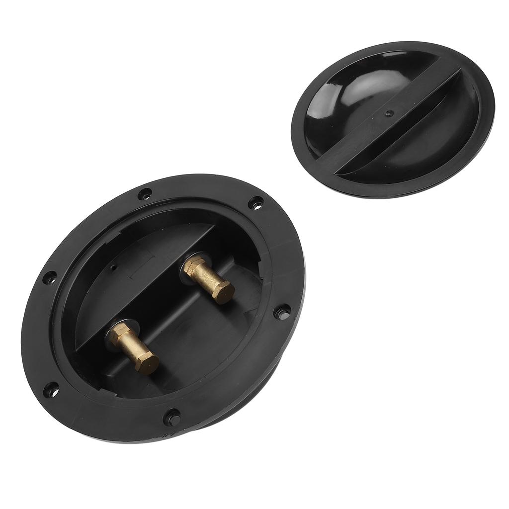 Sea Fishing Junction Box Water Resistant DC6 To 32V Power Supply Junction Box for RVs Yachts Ships Black with