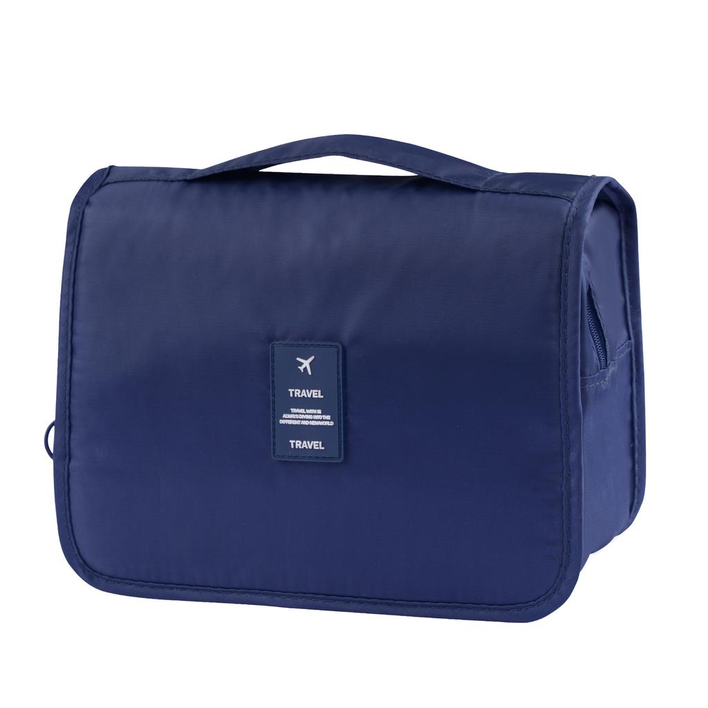 Travel Hanging Hook Wash Bag Large Capacity Foldable Cosmetic Bag Multifunctional Storage Portable Handbag