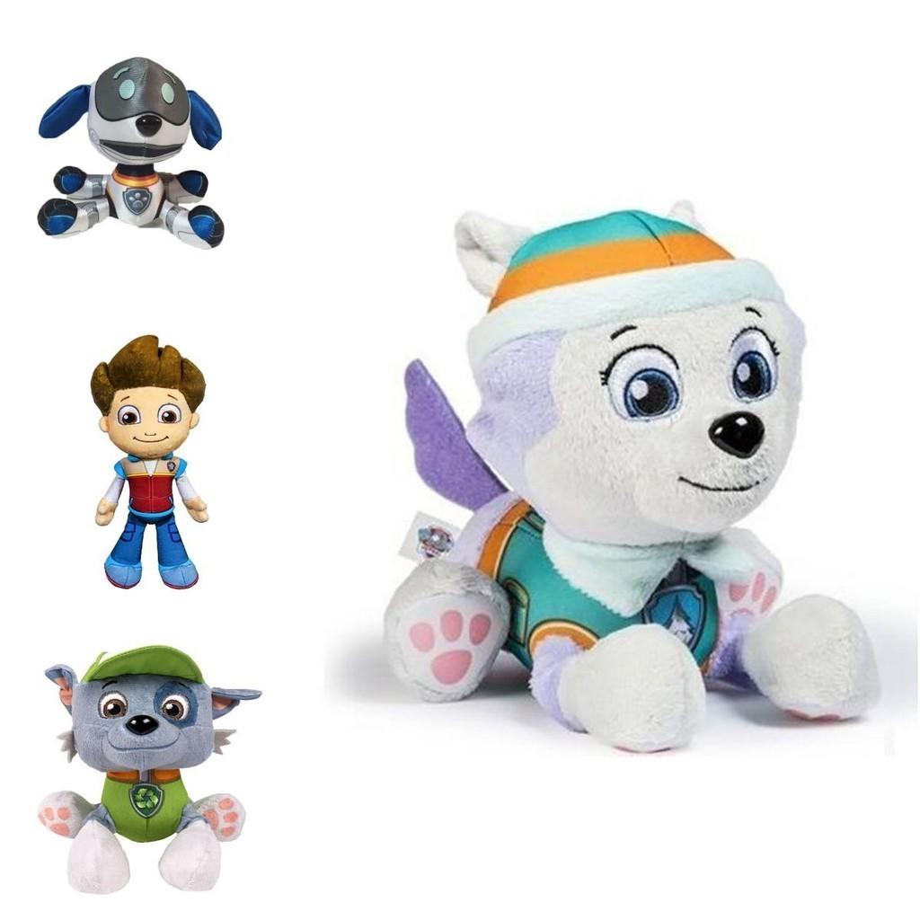 Urocze pluszowe zabawki Psi Patrol z Ryderem, Marshallem, Rubblem, Chase'em, Rocky'm, Zumą, Skye