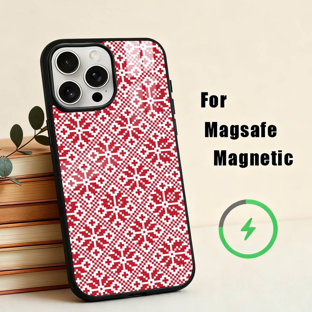 G-Ukraine O-Ornament Pattern Phone Case For iPhone17,16,15,14,13,12,11 Plus,Pro Max Magnetic For Magsafe Wireless Charging