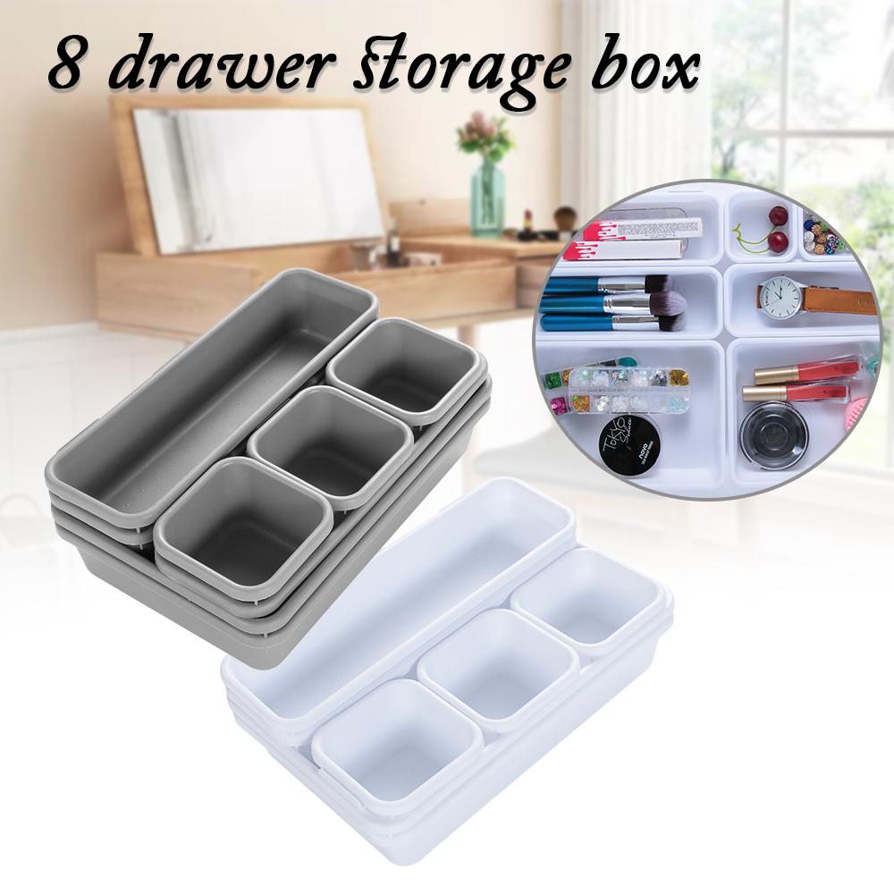 Tableware Storage Box Space Saving Jewellery Storage Trays  for Home Office Desk