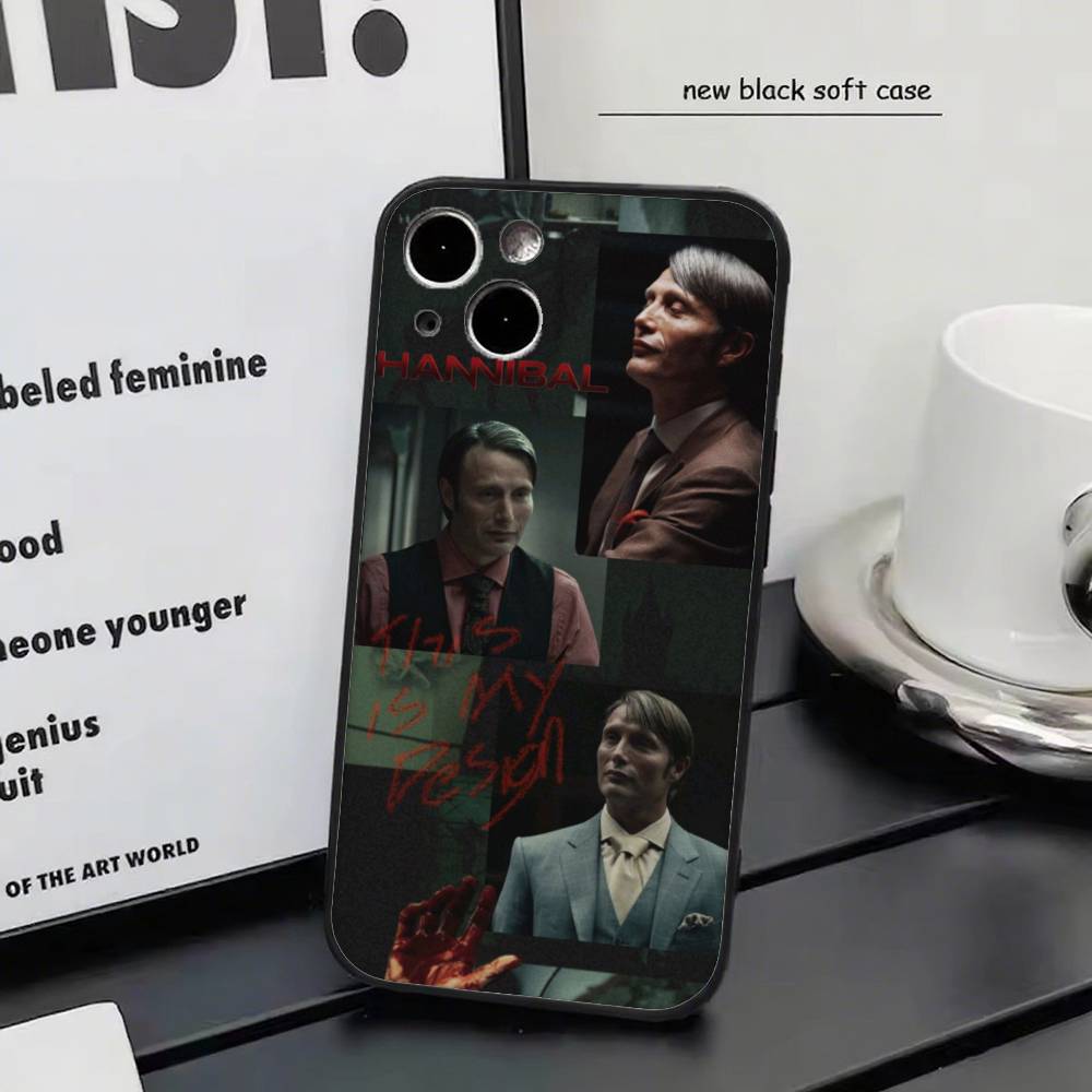 H-Hannibal TV Series Phone Case Silicone Soft For IPhone 17 Air 16 15 14 13 12 11 Plus Pro Max Plus