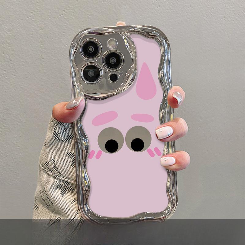 

Подходит для Apple 15 Чехол для мобильного телефона iPhone 14 Симпатичный кронштейн для выражения 13promax Гальваническое серебро 12 Мягкий силиконовый чехол iPhone 6s Plus