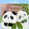 Plush Cute Cartoon Panda Doll Keychain Soft Stuffed Toy Perfect For Gift Kids