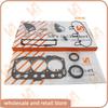 3TNV80 For Yanmar Engine Full Gasket Kit Set +Crankshaft Main Bearing Con Rod Bearing +Thrust washer Overhaul Rebuild Kit